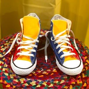 Converse All-Star Chuck Taylor Hi-Top | Color Block | Big Kids Size 3Y